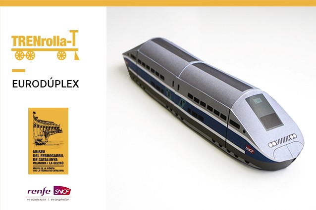 Construeix el teu tren EURODPLEX amb el TRENrolla-T!