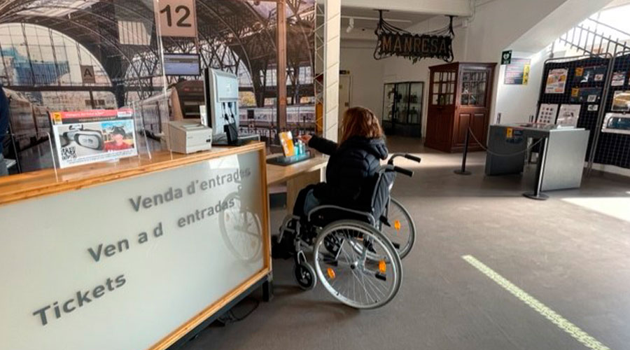  Cap a un Museu del Ferrocarril ms accessible