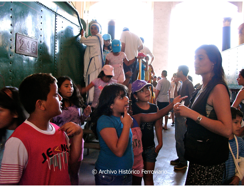 Eventos, actividades y restauracin de material en el Museo del Ferrocarril de Catalunya