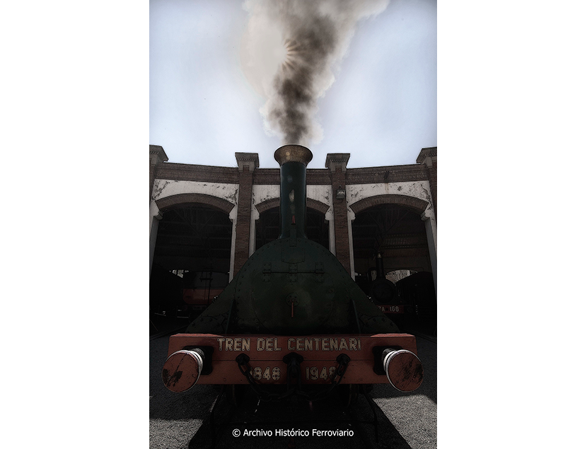 Eventos, actividades y restauracin de material en el Museo del Ferrocarril de Catalunya en Vilanova i la Geltr, 2009