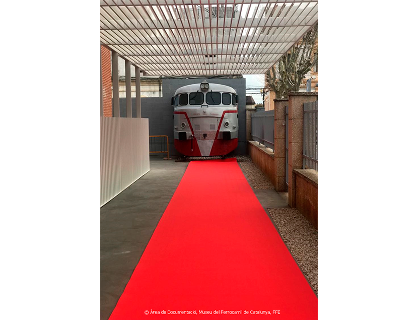 Museu del Ferrocarril de Catalunya entre los aos 2015 y 2018. Exterior e interior de los espacios del Museo, 2018
