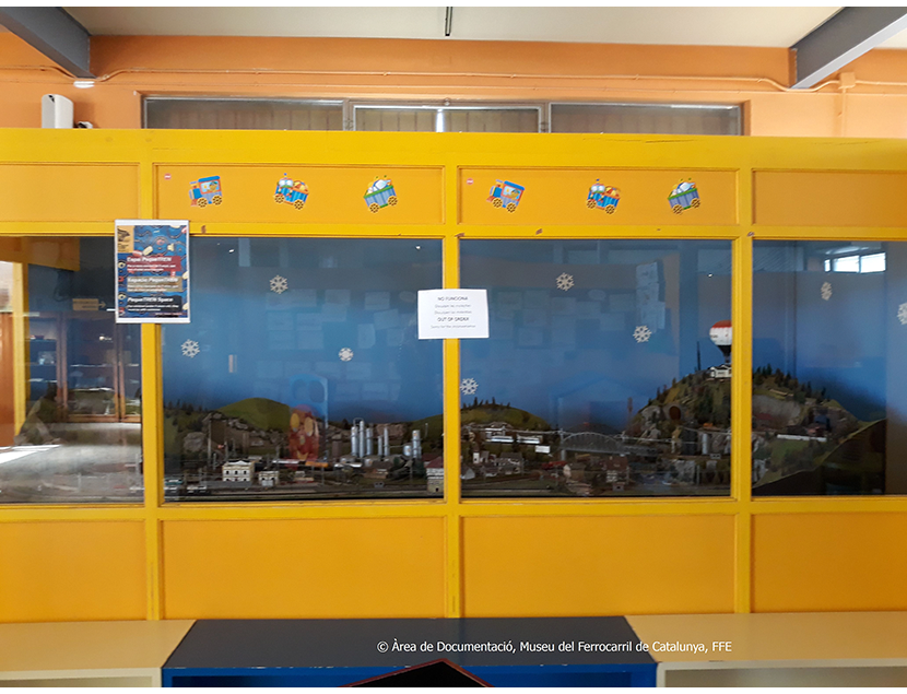 Museu del Ferrocarril de Catalunya entre los aos 2015 y 2018. Exterior e interior de los espacios del Museo, 2018