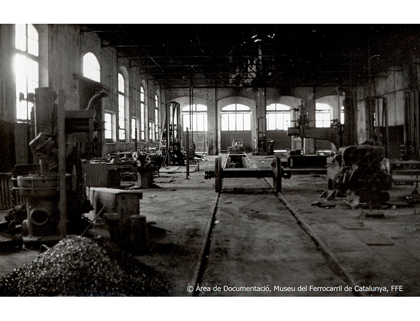 Museu del Ferrocarril de Catalunya entre los aos 2015 y 2018. Exterior e interior de los espacios del Museo, 2018