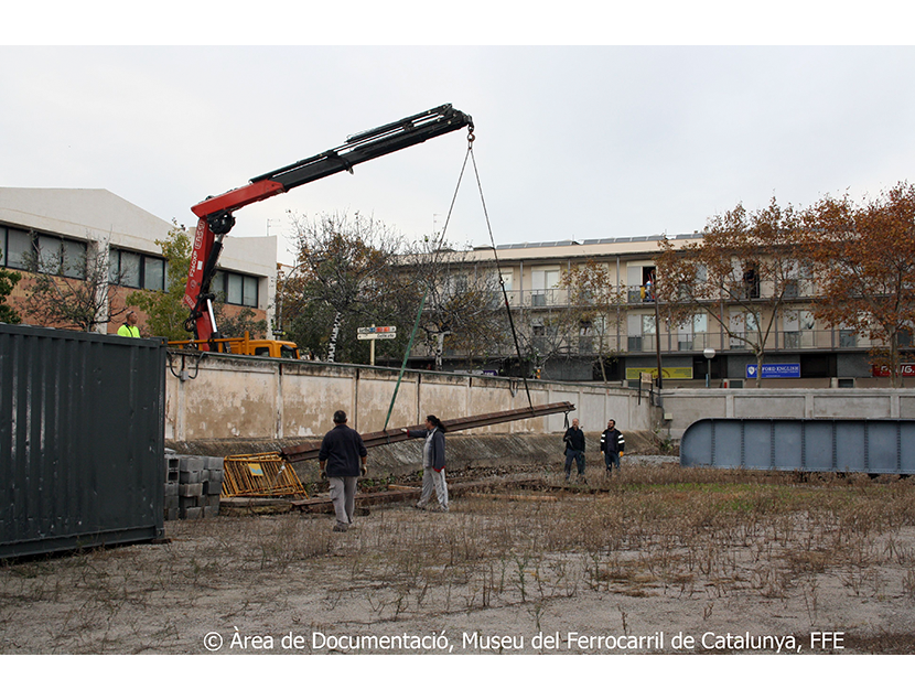 Museu del Ferrocarril de Catalunya entre los aos 2015 y 2018. Exterior e interior de los espacios del Museo, 2018
