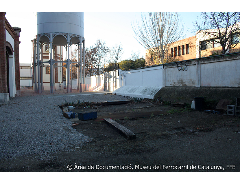 Museu del Ferrocarril de Catalunya entre los aos 2015 y 2018. Exterior e interior de los espacios del Museo, 2018