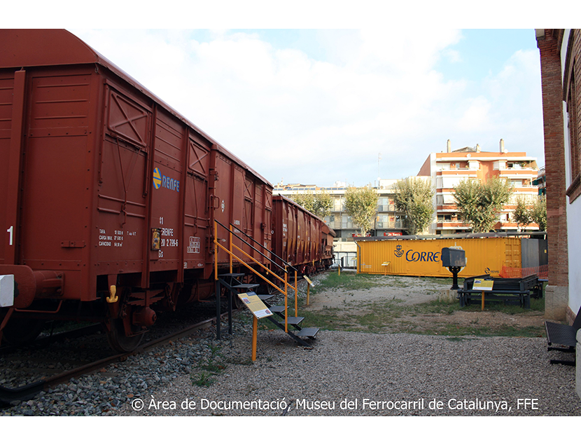 Museu del Ferrocarril de Catalunya entre los aos 2015 y 2018. Exterior e interior de los espacios del Museo, 2018