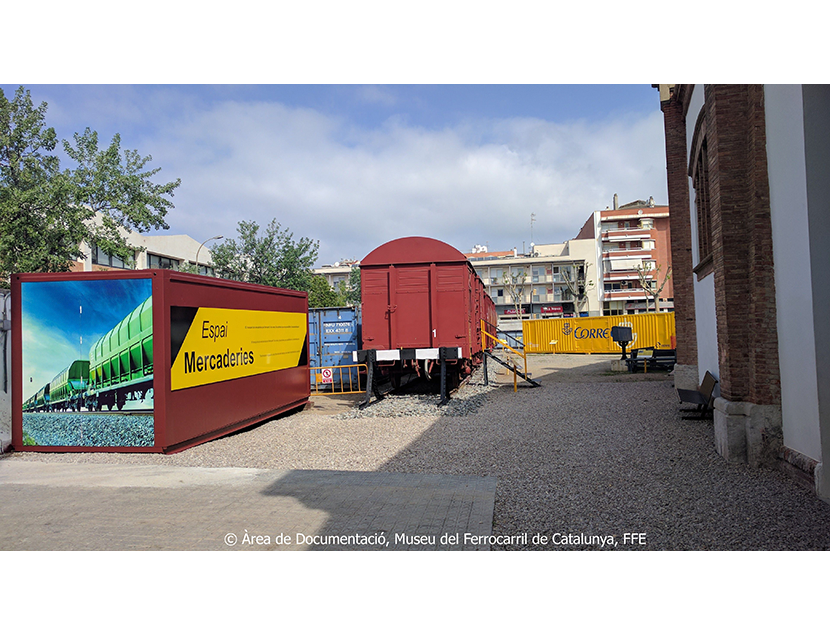 Museu del Ferrocarril de Catalunya entre los aos 2015 y 2018. Exterior e interior de los espacios del Museo, 2018