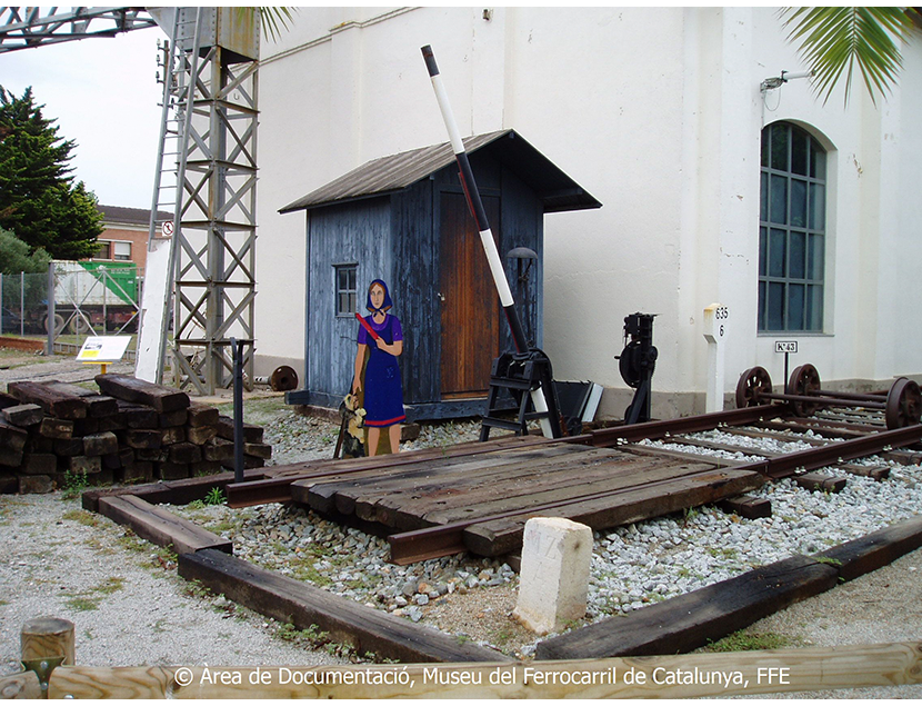 Museu del Ferrocarril de Catalunya entre los aos 2015 y 2018. Exterior e interior de los espacios del Museo, 2018