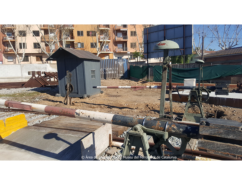 Museu del Ferrocarril de Catalunya entre los aos 2015 y 2018. Exterior e interior de los espacios del Museo, 2018