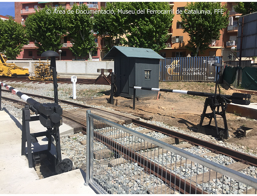 Museu del Ferrocarril de Catalunya entre los aos 2015 y 2018. Exterior e interior de los espacios del Museo, 2018