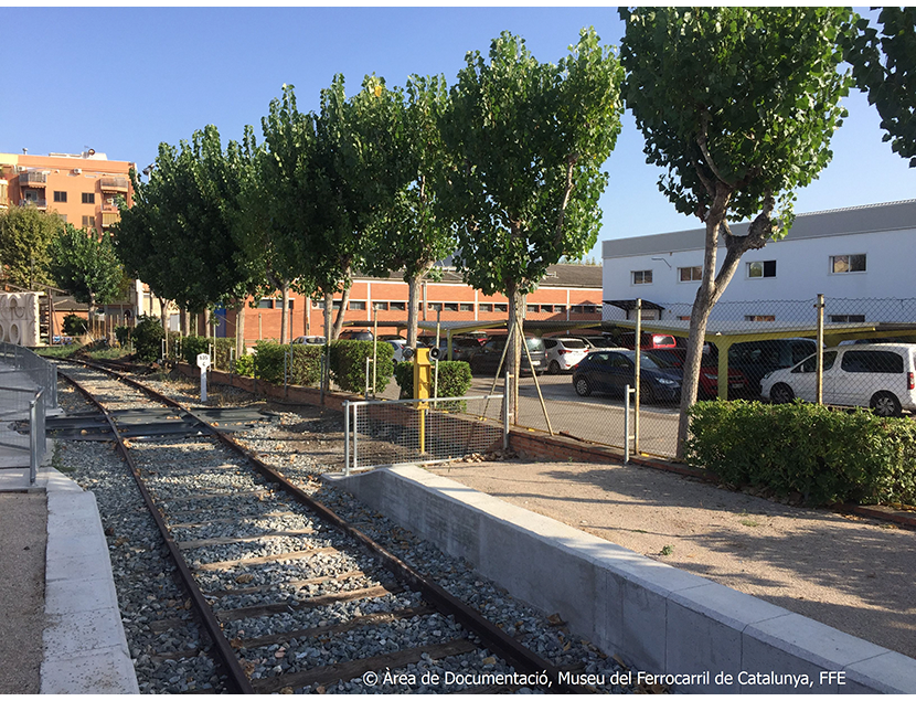 Museu del Ferrocarril de Catalunya entre los aos 2015 y 2018. Exterior e interior de los espacios del Museo, 2018