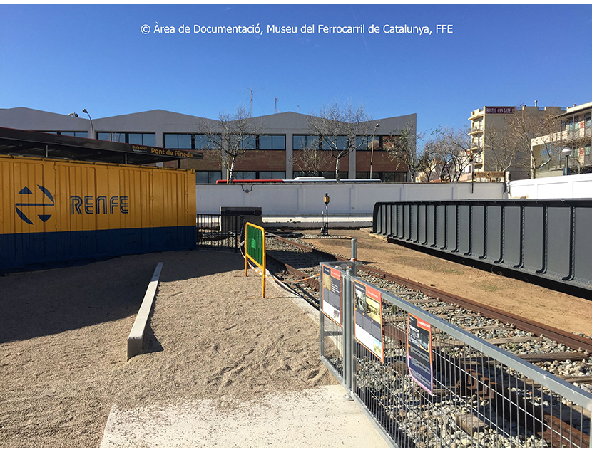 Museu del Ferrocarril de Catalunya entre los aos 2015 y 2018. Exterior e interior de los espacios del Museo, 2018