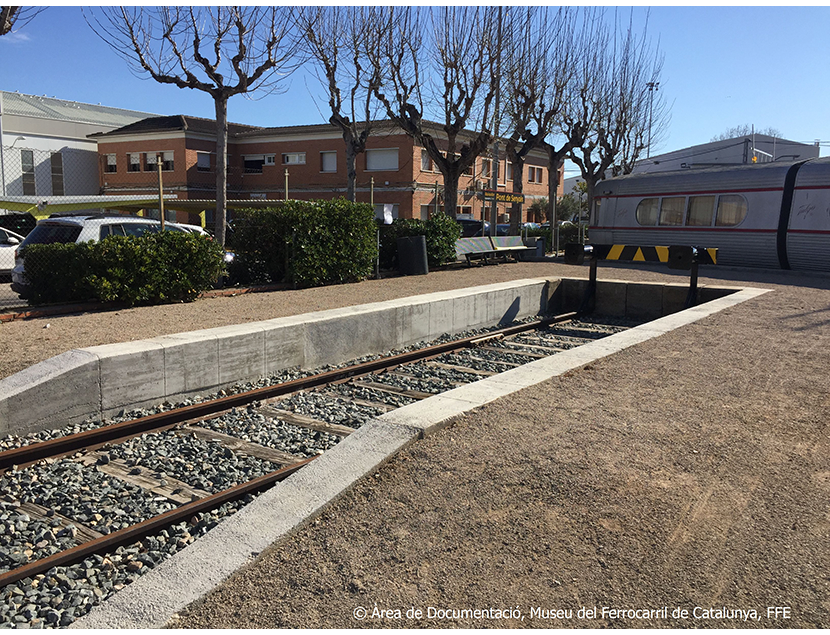 Museu del Ferrocarril de Catalunya entre los aos 2015 y 2018. Exterior e interior de los espacios del Museo, 2018