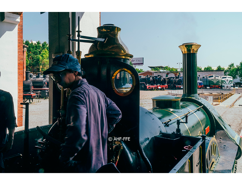 Presentaci�n tren del Centenario en el Museo del Ferrocarril de Catalu�a