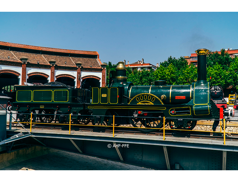 Presentaci�n tren del Centenario en el Museo del Ferrocarril de Catalu�a