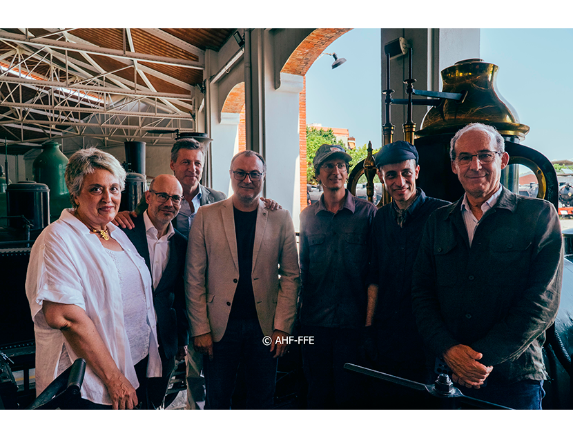 Presentaci�n tren del Centenario en el Museo del Ferrocarril de Catalu�a