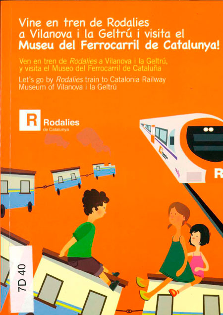 Vine en tren e Rodalies a Vilanova i la Geltr, visita el Museo del Ferrocarril de Catalunya, idea de Ana Grande Jimnez