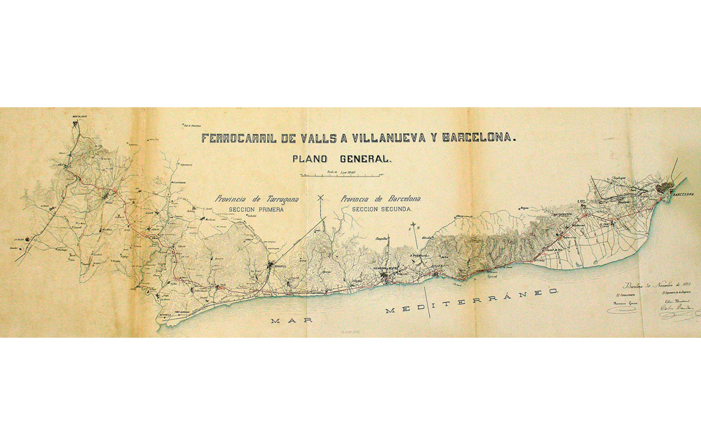 Estaci�n de Villanueva, plano general, s.f.