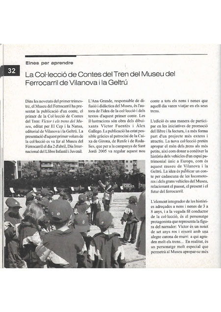 La collecci de Contes del tren del Museu del Ferrocarril de Vilanova i la Geltr, 2005, p. 32-34