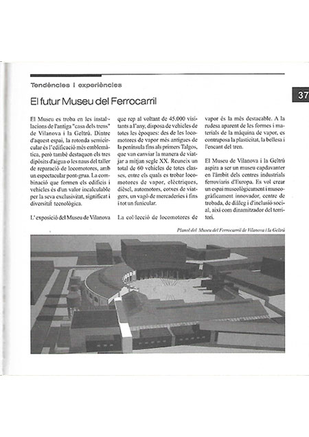 El futur Museu del Ferrocarril, 2006, p. 37-38