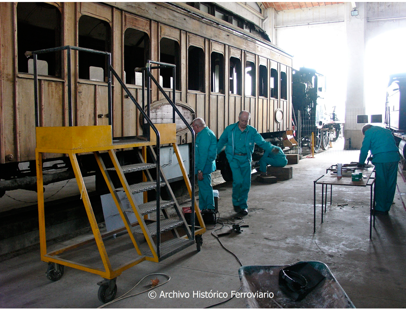 Eventos, actividades y restauracin de material en el Museo del Ferrocarril de Catalunya