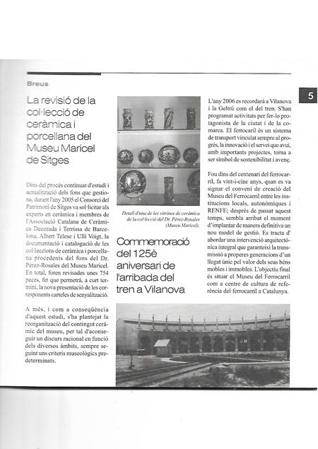 Conmemoraci del 125 aniversari de l'arribada del tren a Vilanova