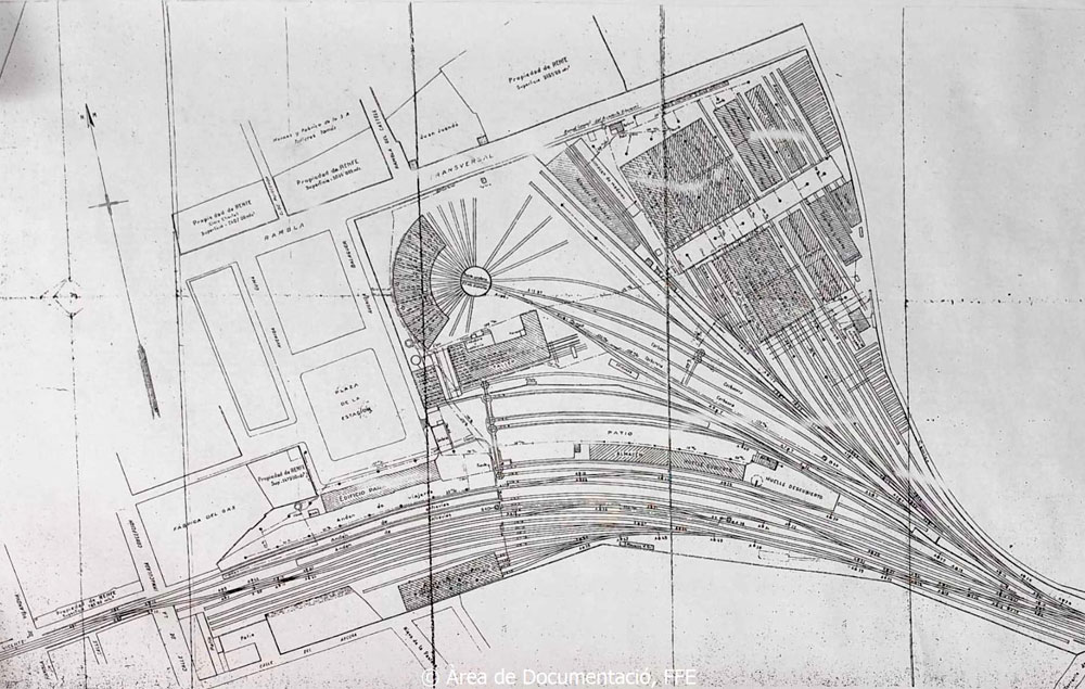 Villanueva i la Geltru, material cartogrfico plano general, 1953