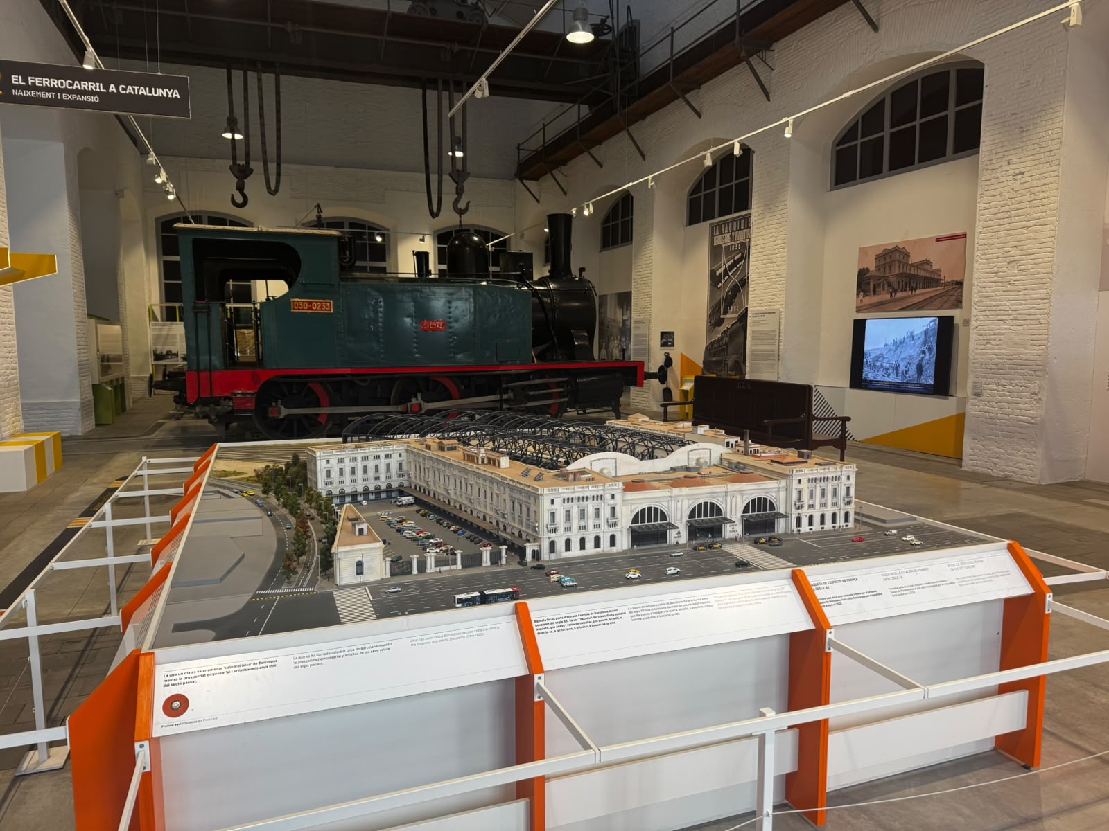 Maqueta de l�Estaci� de Barcelona Fran�a