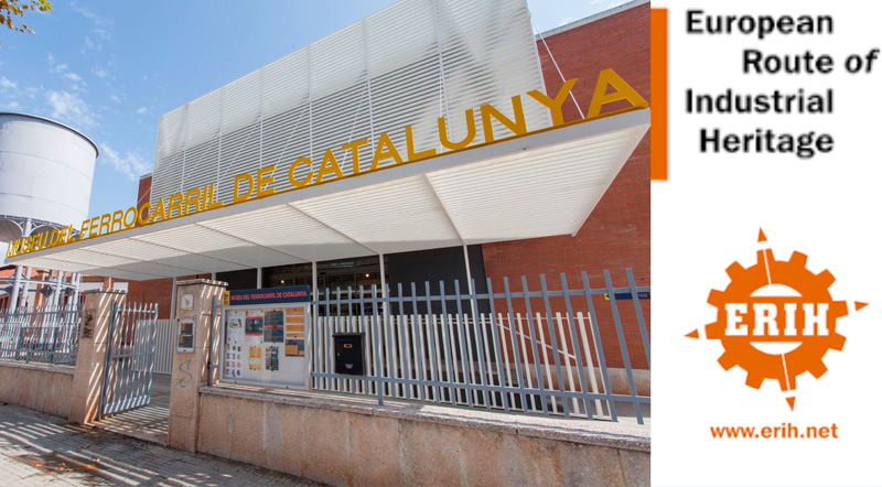 El Museu del Ferrocarril de Catalunya forma part de la Ruta europea de patrimoni industrial
